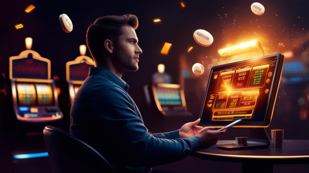 Speler leest ervaringen en reviews over uitbetaling in een donker casino